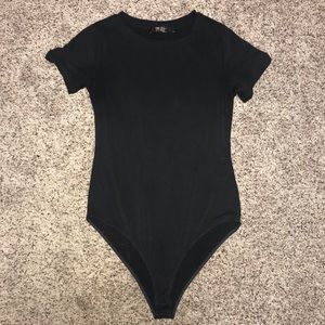 Charcoal t-shirt bodysuit
